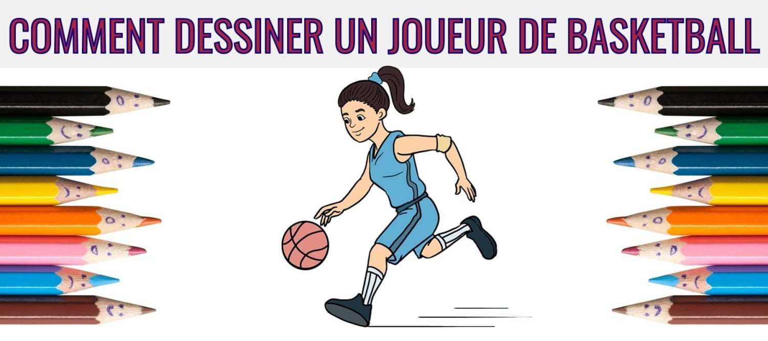 Hvordan man tegner en basketballspiller