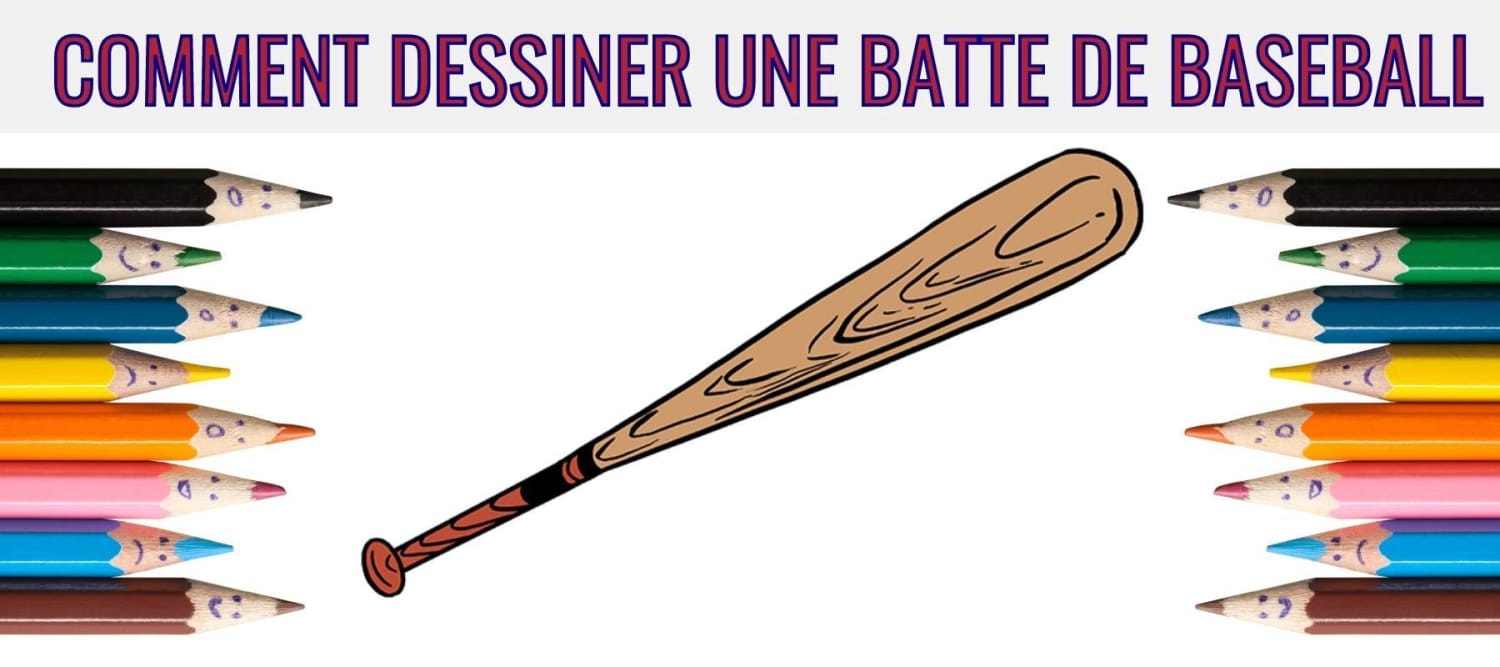 Hvordan man tegner et baseballbat