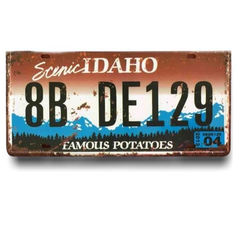 Plaque Vintage Idaho