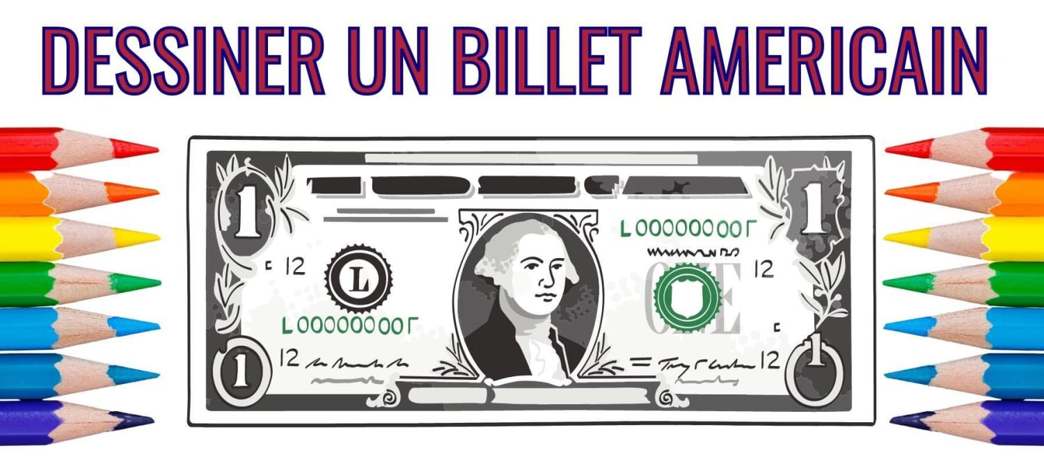Рисуване Как да нарисувате доларова банкнота
