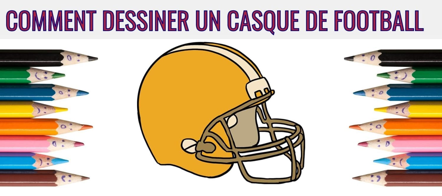 Cum să desenezi o cască de fotbal