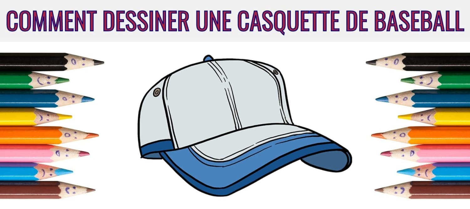 Sådan tegner du en amerikansk baseballkasket