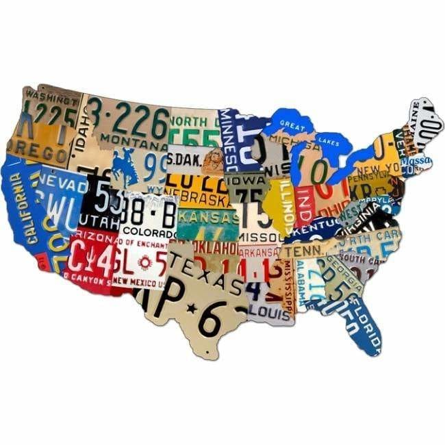 Plăcuțele de înmatriculare americane