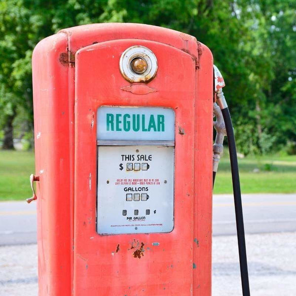 Pompe à essence américaine vintage : décoration US 50's et 60's