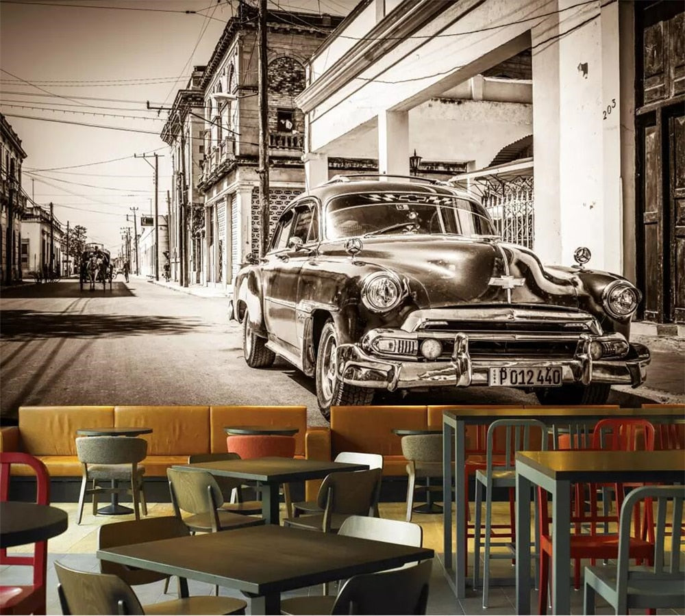 Vintage dnevna soba pozadina