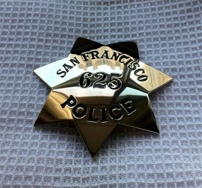 Badge Vintage De Police Américaine