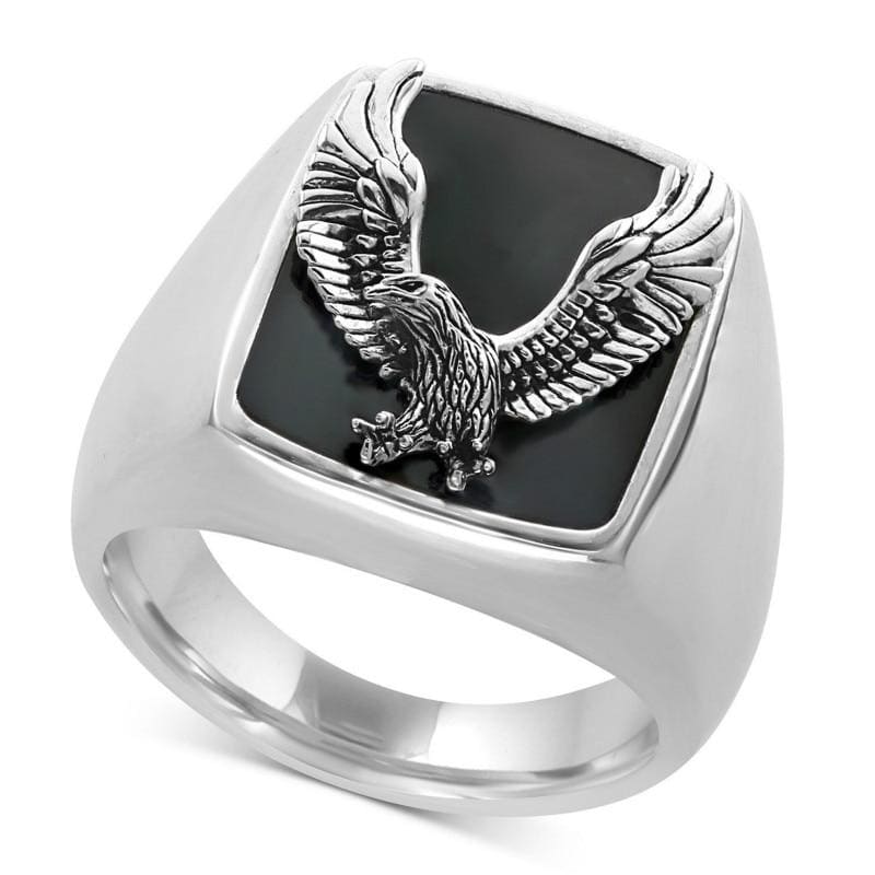 Vintage Eagle Ring for menn