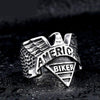 Bague Vintage  American Biker