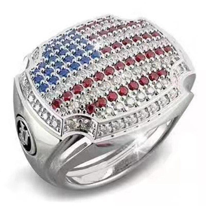 Vintage American Flag Ring