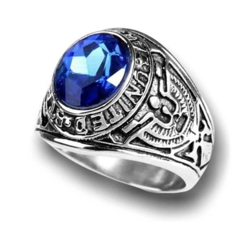 Inel de argint vintage al Armatei SUA