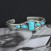 Bracelet Vintage  Argent Turquoise Indien