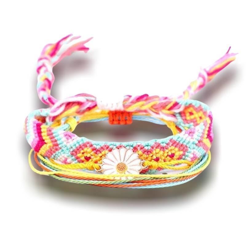 Винтидж хавайска гривна с цветя