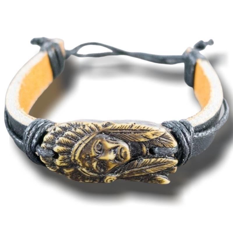 Pulsera india vintage para hombre