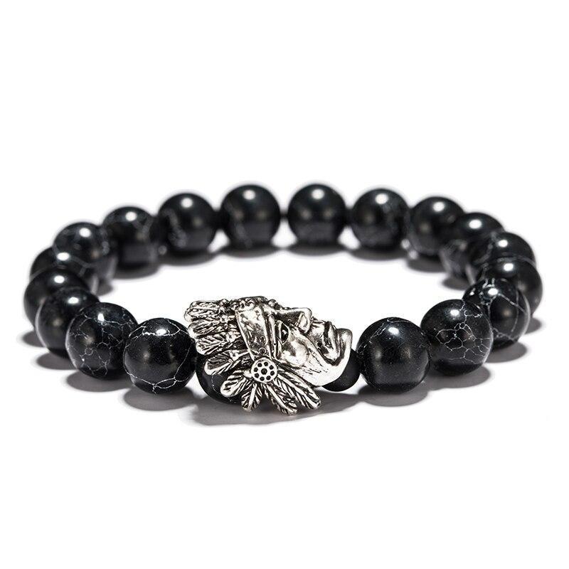 Pulsera de plata india vintage