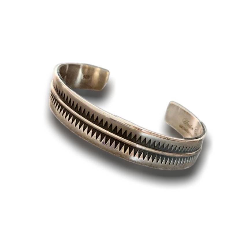 Vintage indiai ezüst karkötő férfiaknak