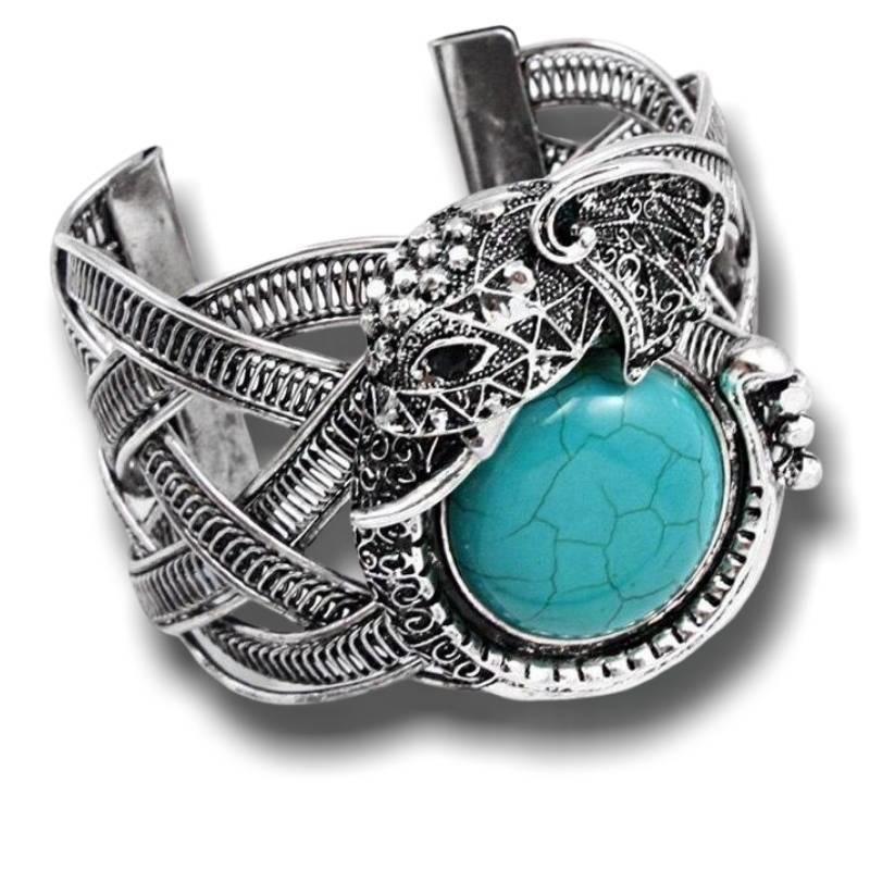 Pulsera india vintage de turquesa