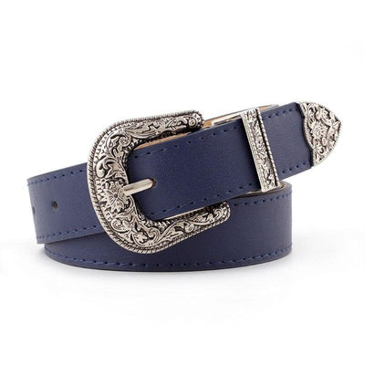 Ceinture Vintage Cowboy Femme Cuir