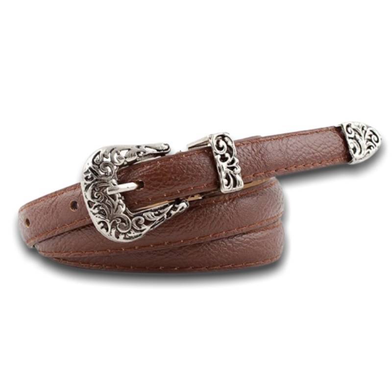 Винтидж кафяв колан