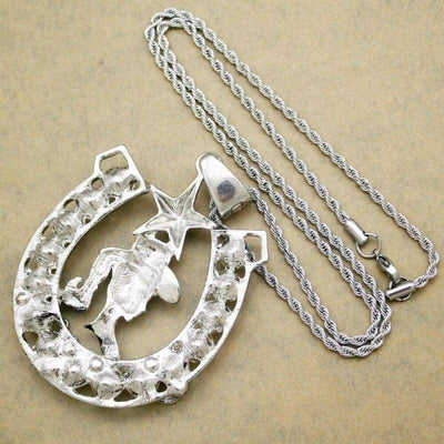Collier Vintage  De Chasse Cheval Western