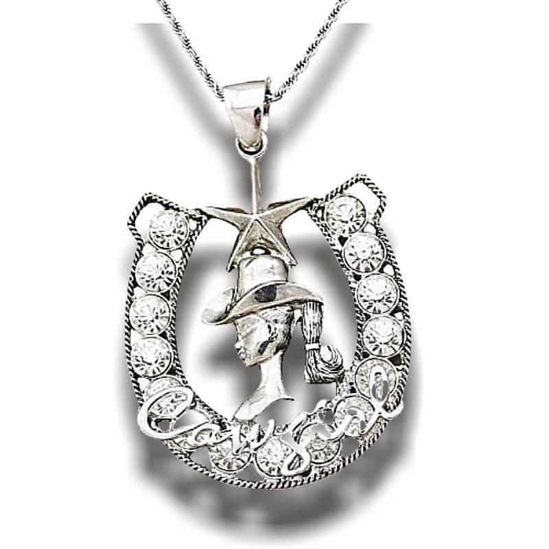 Collar de caza de caballos occidental vintage