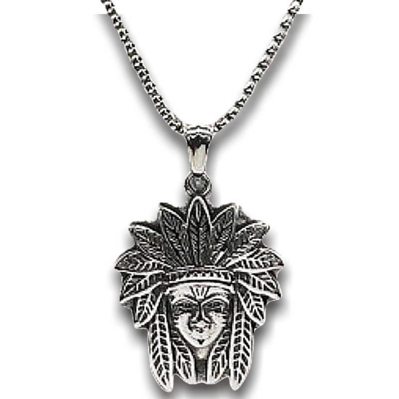 Collar indio americano vintage para mujer