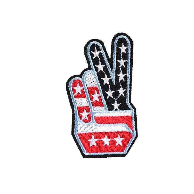 Toppa con bandiera americana vintage