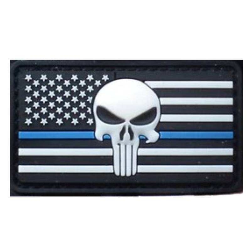 Toppa vintage con bandiera USA