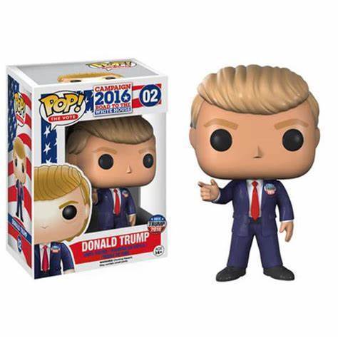 Vintage pop Donald Trump figur