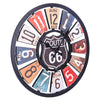 Horloge Vintage Murale Route 66