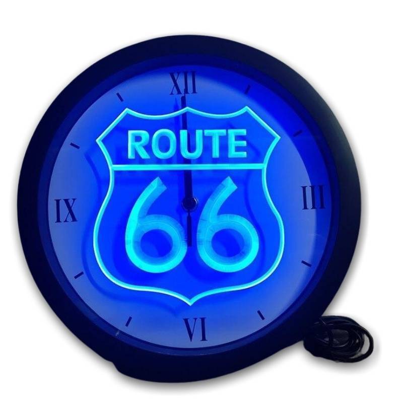 Ceas Vintage Neon Route 66