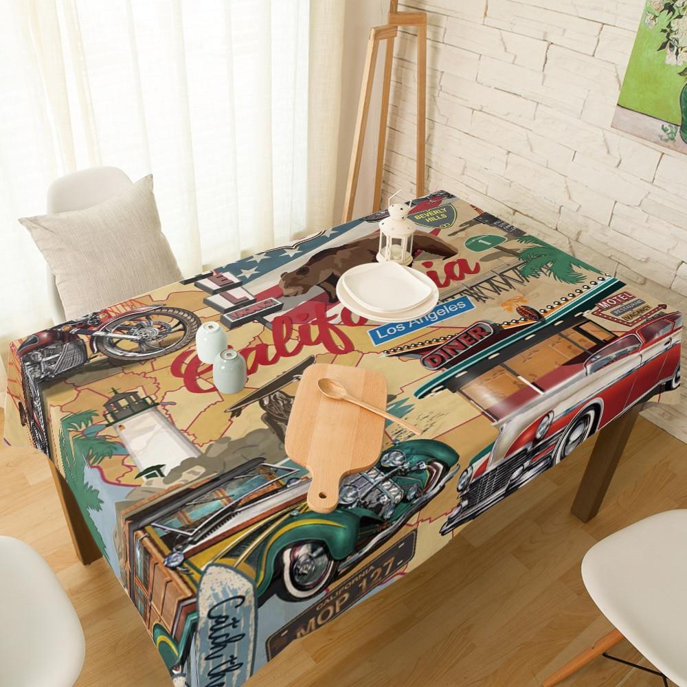 Față de masă vintage California