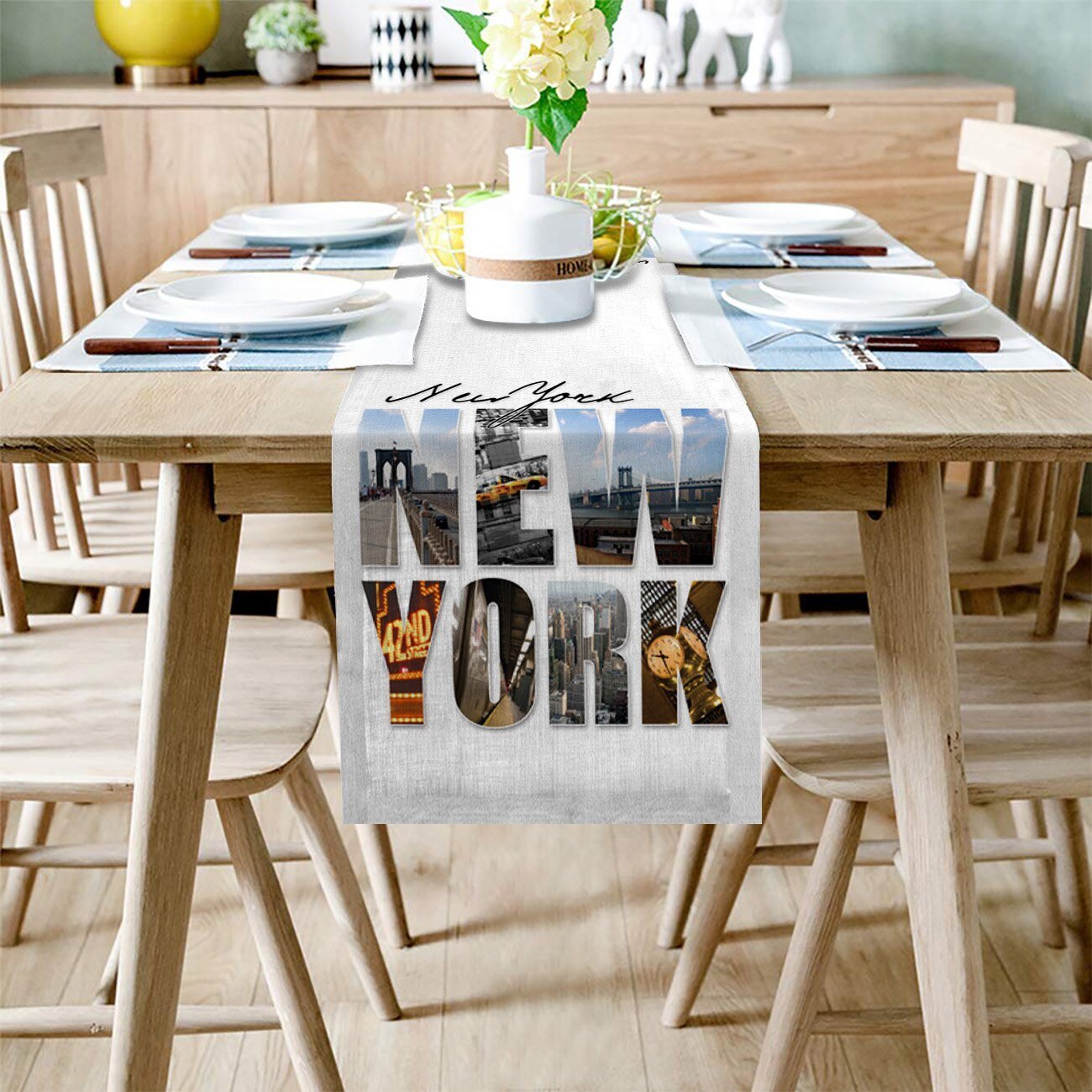 Față de masă vintage New York