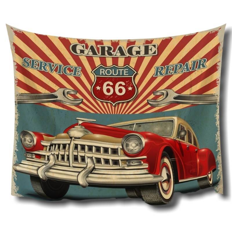 Față de masă Vintage Route 66