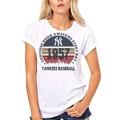 T-Shirt Vintage  New York Yankees Baseball