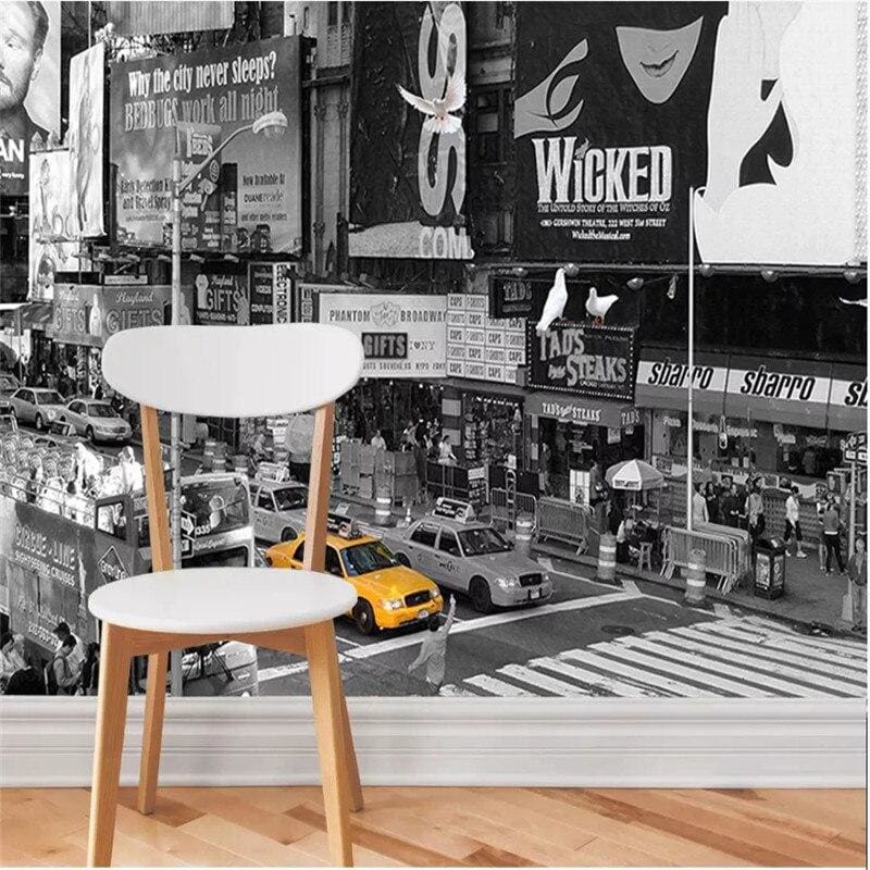 Vintage fototapet New York