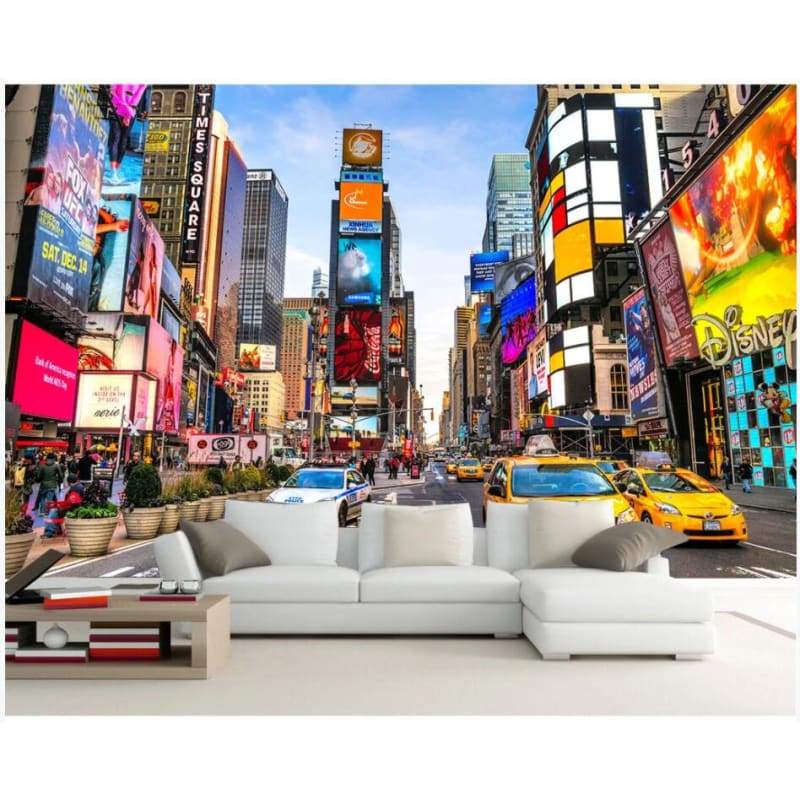 Vintage Taxi New York Tapet