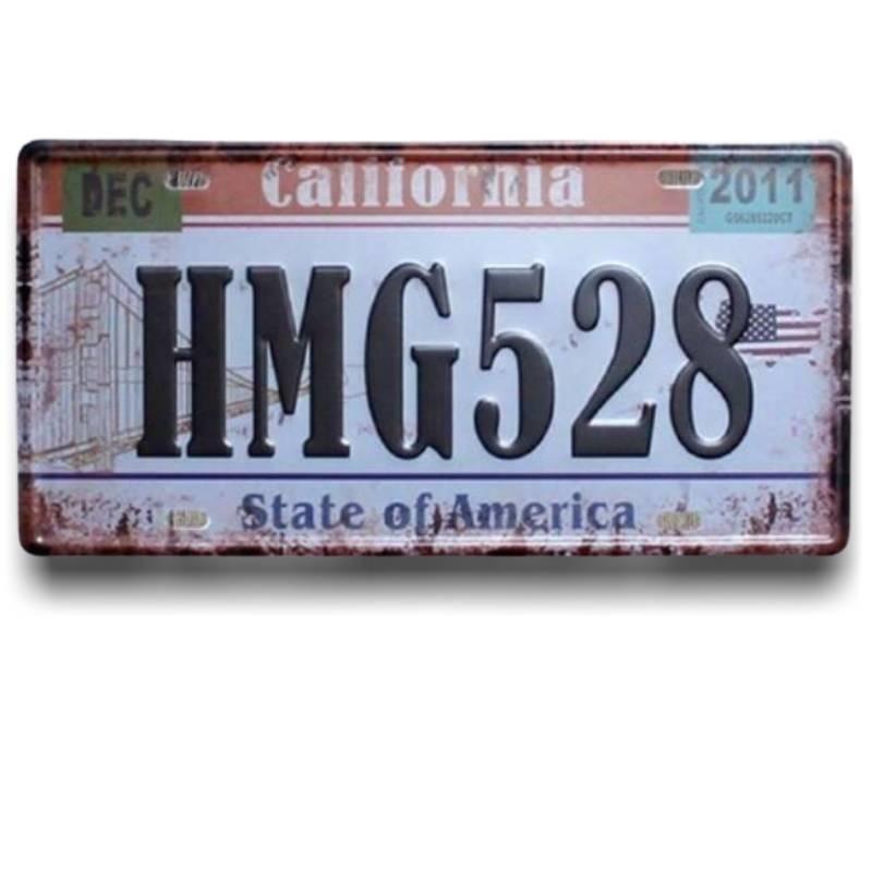 Plaque Vintage California