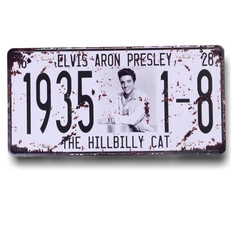 Plaque Vintage Elvis Presley