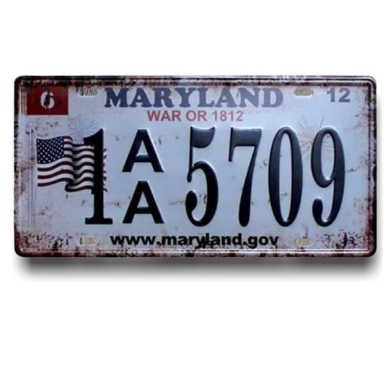 Plaque Vintage Maryland