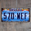 Plaque Vintage Nevada