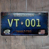 Plaque Vintage Washington