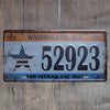 Plaque Vintage Washington DC