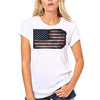 T-Shirt Vintage Drapeau Américain