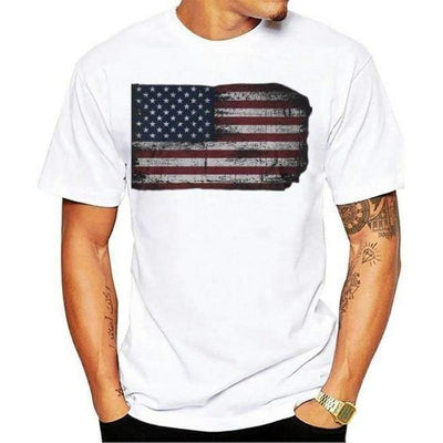 T-Shirt Vintage Drapeau Américain