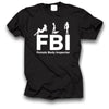 T-Shirt Vintage  FBI Femme