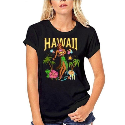 T-Shirt Vintage  Hawaien Fille