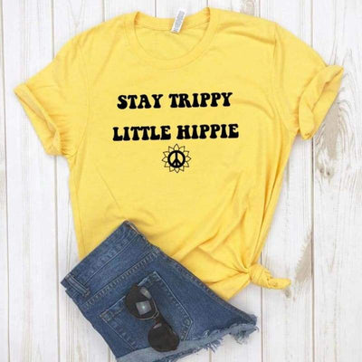 T-Shirt Vintage  Hippie Femme