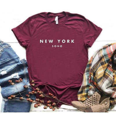 T-Shirt Vintage  New York Femme