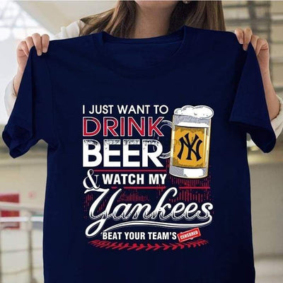 T-Shirt Vintage  New York Yankees Femme