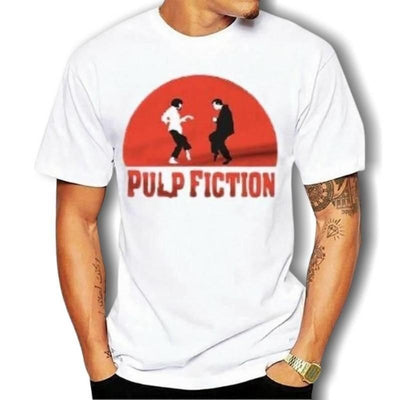 T-Shirt Vintage  Pulp Fiction Blanc